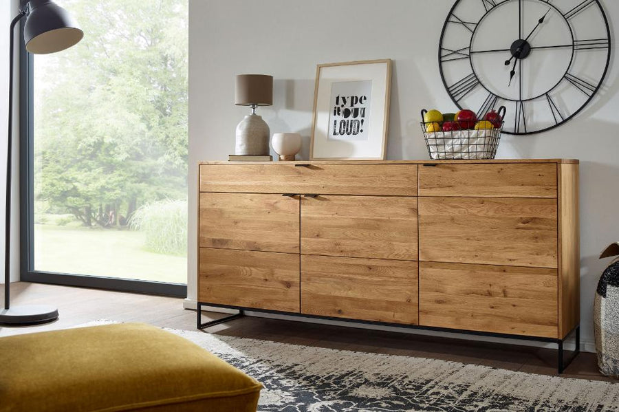 VESKOR Dania 1 cómoda mobiliário nórdico moderno madeira maciça de carvalho