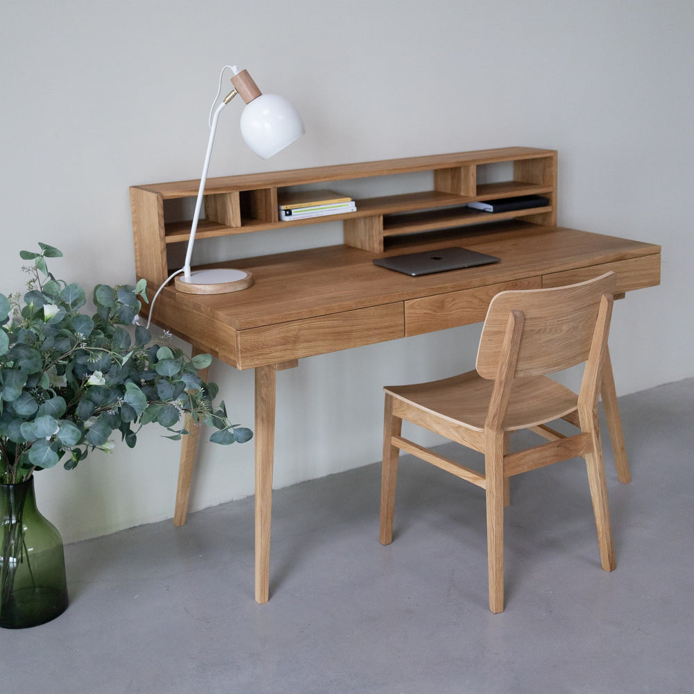 VESKOR Mesa de madeira maciça de carvalho sustentável Malmo 2 Mobel.Store