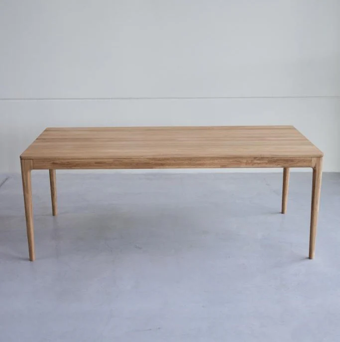 Mesa de madeira maciça de carvalho VESKOR Móveis nórdicos modernos de Bergamo