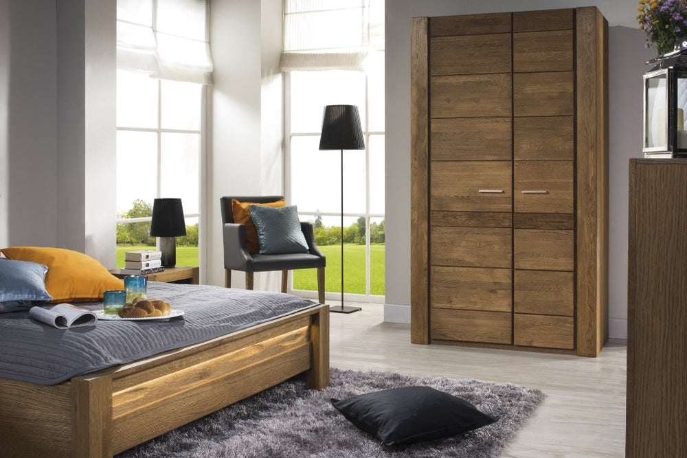 VESKOR Mobiliário de quarto em carvalho maciço da colecção Velvet. Móveis nórdicos com um design moderno.