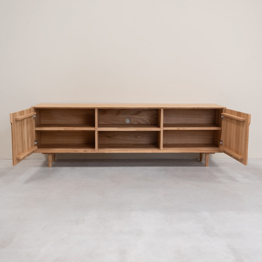 Suporte para TV em madeira de carvalho AMANDI | VESKOR