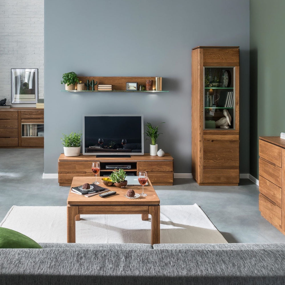 VESKOR Móveis de madeira de carvalho de Montenegro, vitrina, aparador, cómoda, mesa de jantar, mesa de centro, moderno, elegante, design nórdico