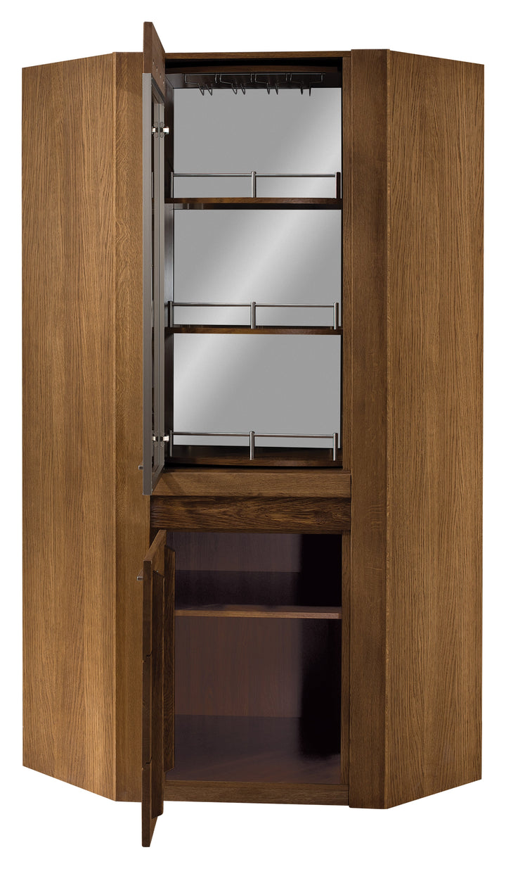 Vitrina VESKOR em carvalho maciço da colecção Velvet. Mobiliário nórdico com um design moderno.