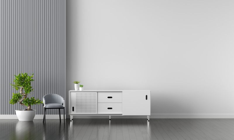 Como decorar uma sala de estar com móveis brancos