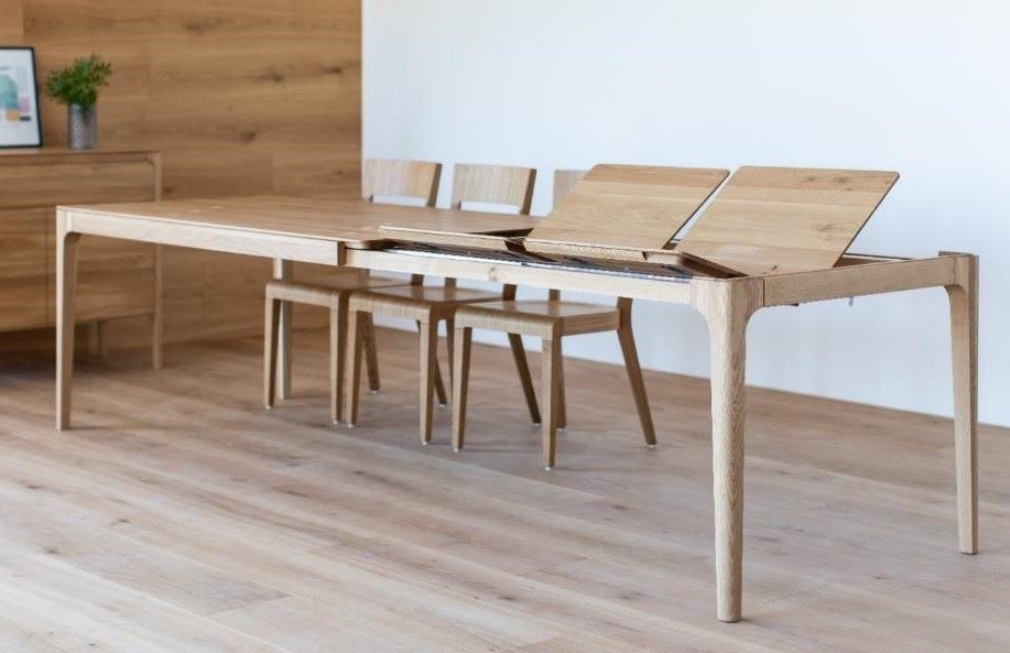 VESKOR Mesa criativa madeira maciça de carvalho mobiliário nórdico moderno