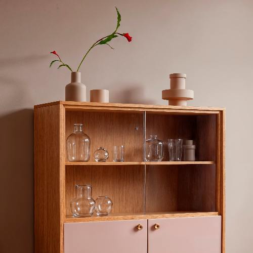 como decorar uma vitrina de vidro