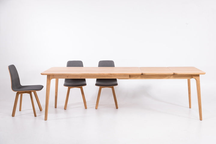 Mesa de jantar extensível em madeira maciça TOKIO | KARPIS