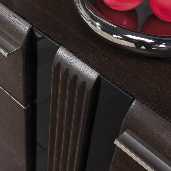 Suporte para TV em carvalho PORTI 25, 160x51x42 cm, VESKOR | VESKOR