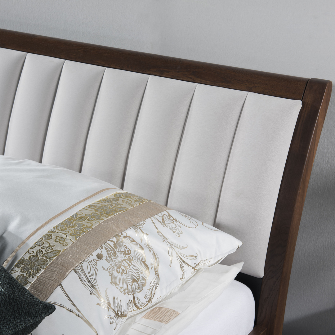 Cama de carvalho PORTI 76, 160 x 200 cm | VESKOR