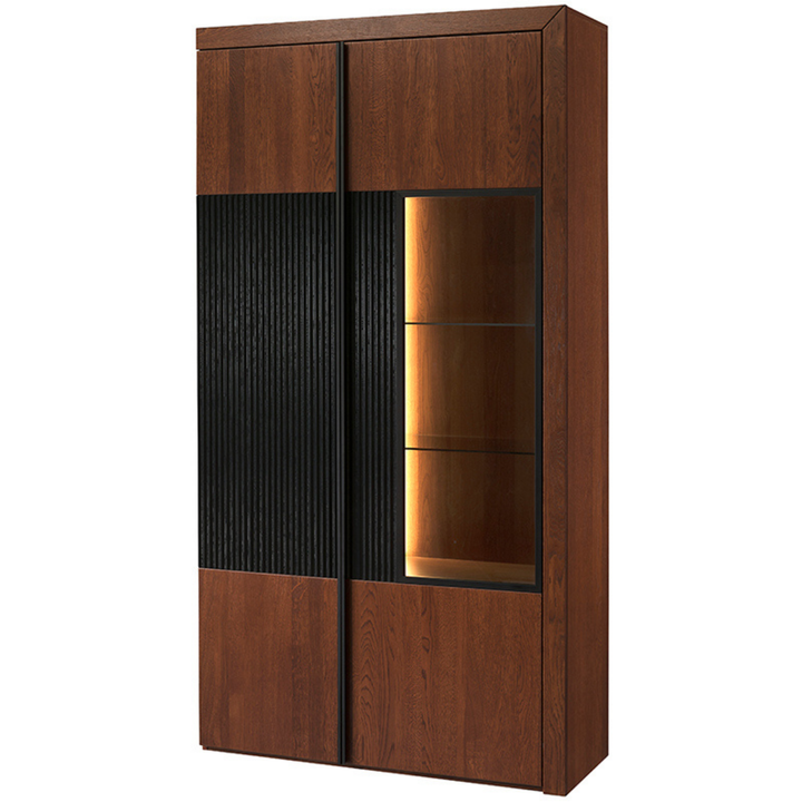 Vitrina em carvalho PARIS 12, 42x202x106 cm | VESKOR