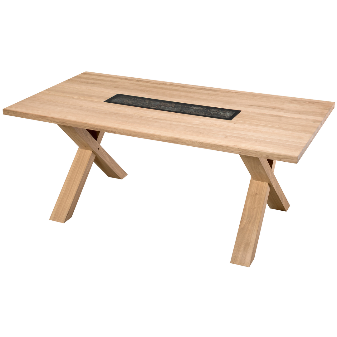 Mesa de jantar fixa NAPOLI 40, 200×100×77 cm | VESKOR