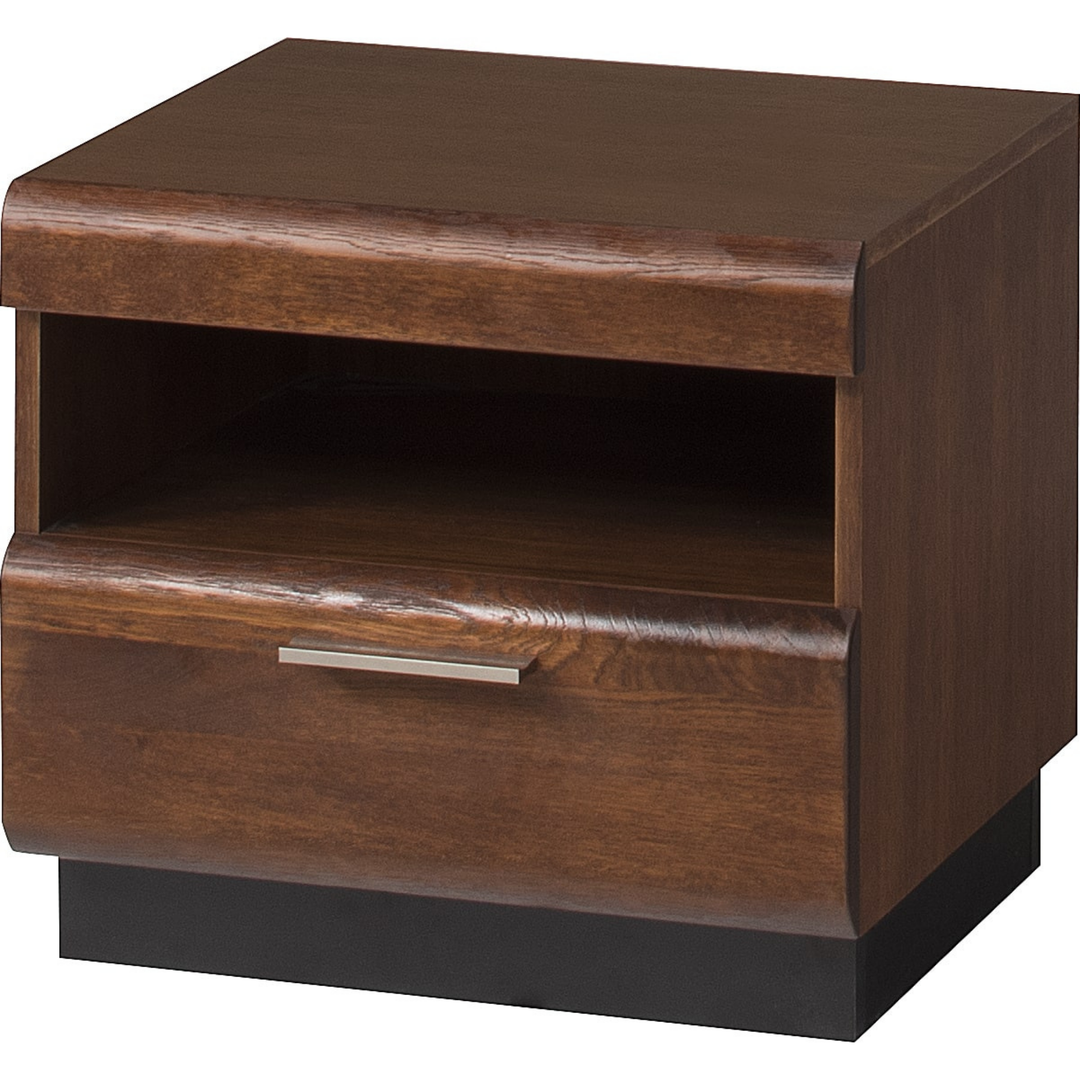 Mesa de cabeceira em carvalho PORTI 79, 50x45x42 cm | VESKOR