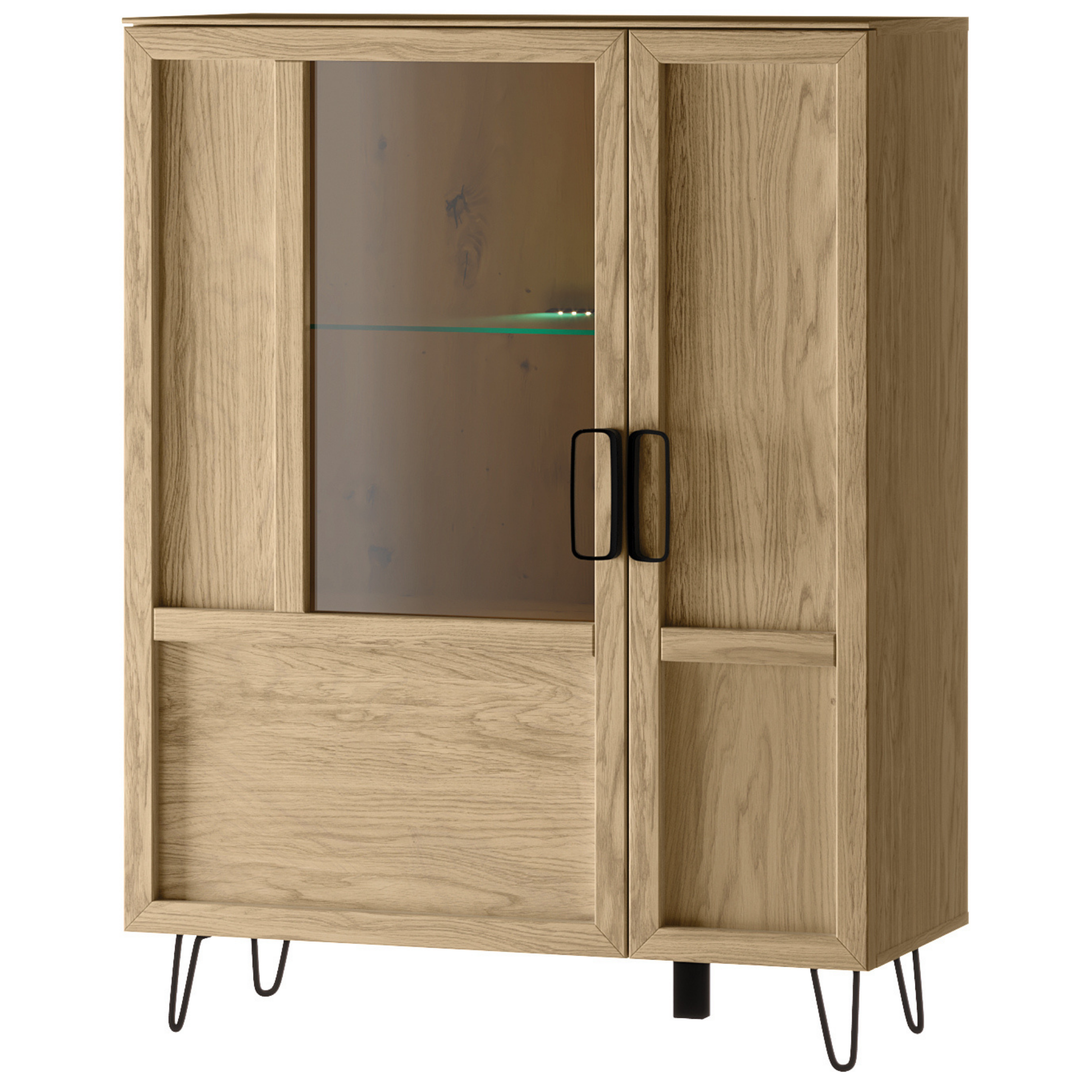 Vitrina em carvalho LIMBO 15, 95×42×124 cm | VESKOR
