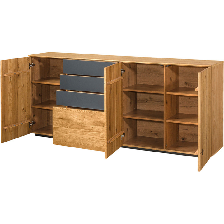 Cómoda em carvalho MINURA 47, 195x85x40 cm | VESKOR