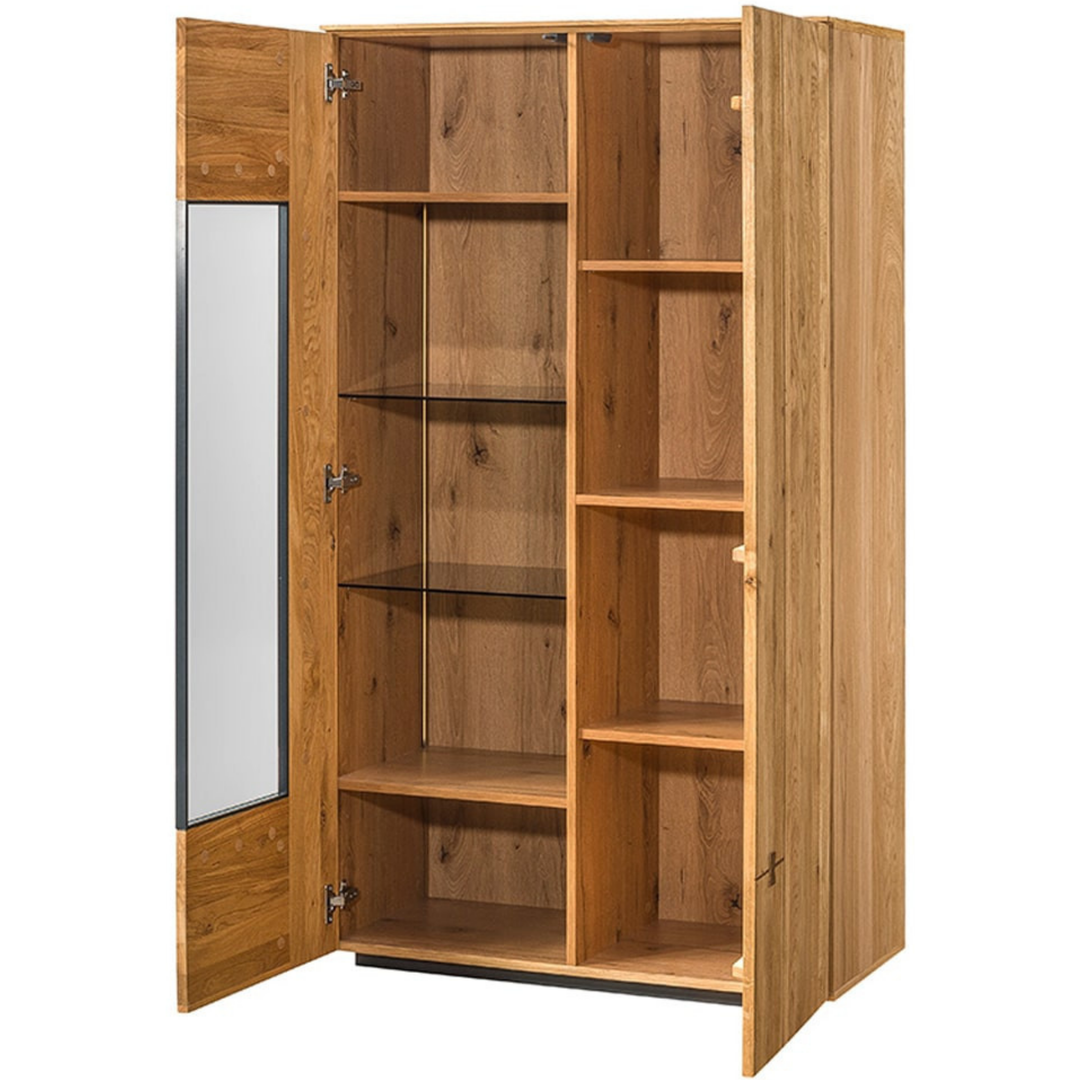 Vitrina em carvalho MINURA 15, 90×40×160 cm | VESKOR