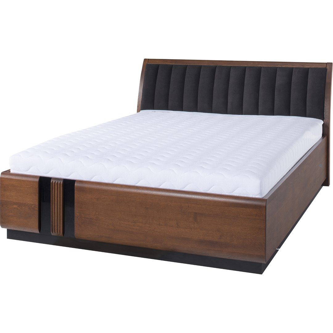 Cama de carvalho PORTI 76, 160 x 200 cm | VESKOR