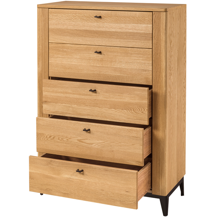 Cómoda em carvalho OPORTO 75, 90x128x42 cm | VESKOR