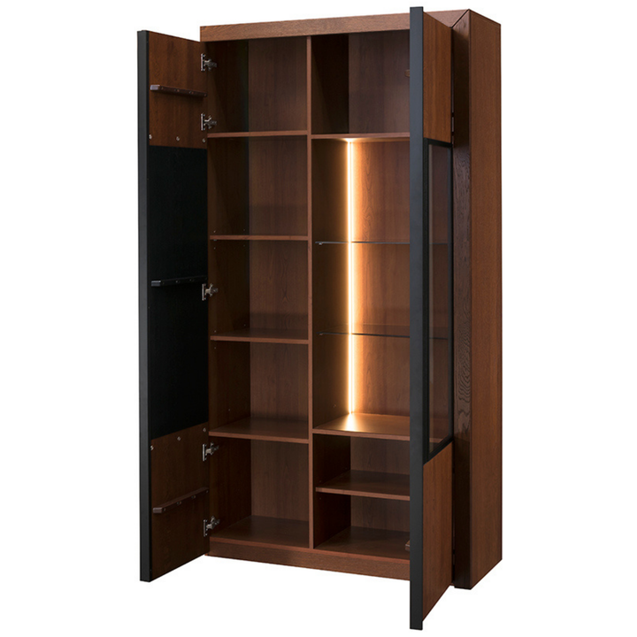 Vitrina em carvalho PARIS 12, 42x202x106 cm | VESKOR