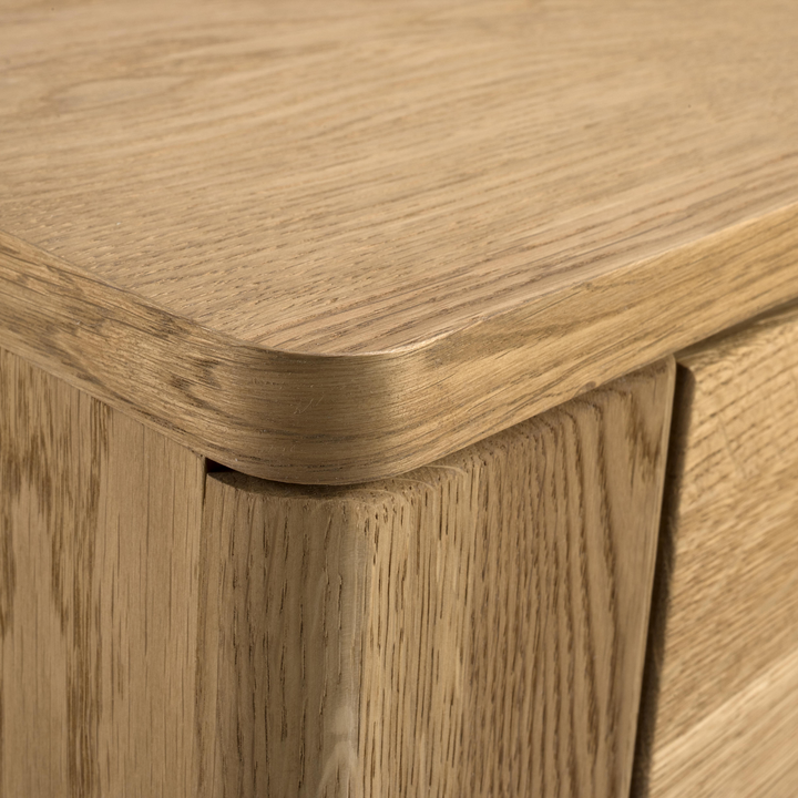 Cómoda em carvalho OPORTO 75, 90x128x42 cm | VESKOR