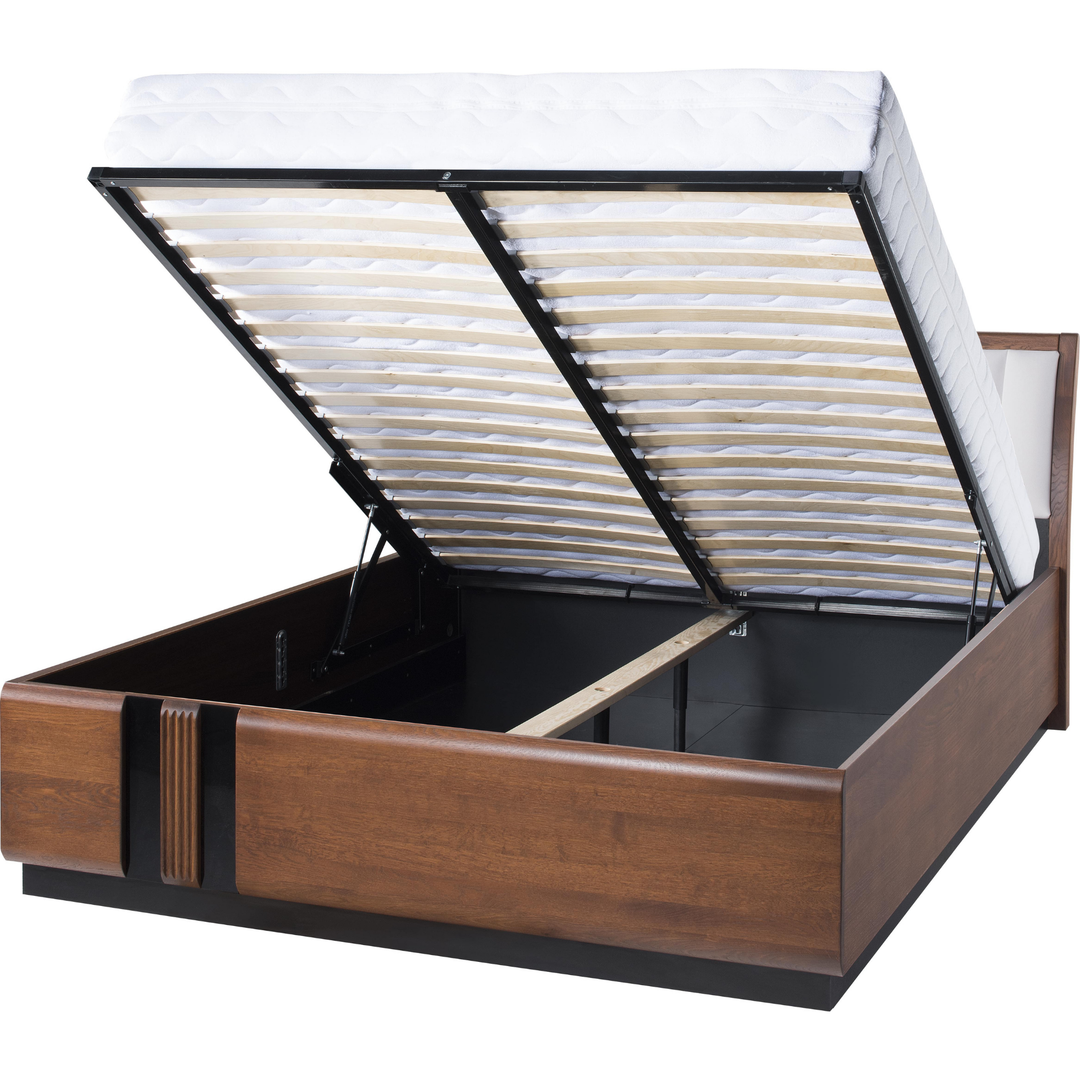 Cama de carvalho PORTI 76, 160 x 200 cm | VESKOR