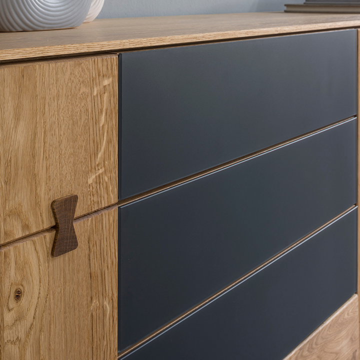 Cómoda em carvalho MINURA 47, 195x85x40 cm | VESKOR