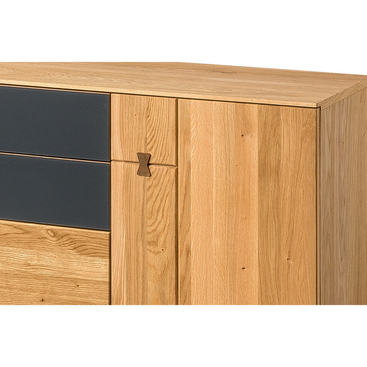 Móvel para televisor MINURA 25, 195×40×62 cm, em carvalho | VESKOR