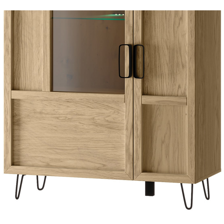 Vitrina em carvalho LIMBO 15, 95×42×124 cm | VESKOR