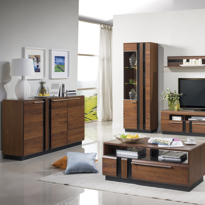 Aparador em carvalho PORTI 45, 160x90x42 cm | VESKOR