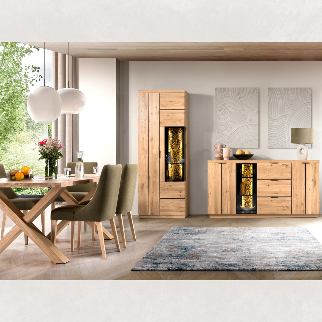 Mesa de jantar fixa NAPOLI 40, 200×100×77 cm | VESKOR