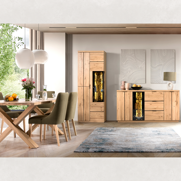 Mesa de jantar fixa NAPOLI 40, 200×100×77 cm | VESKOR