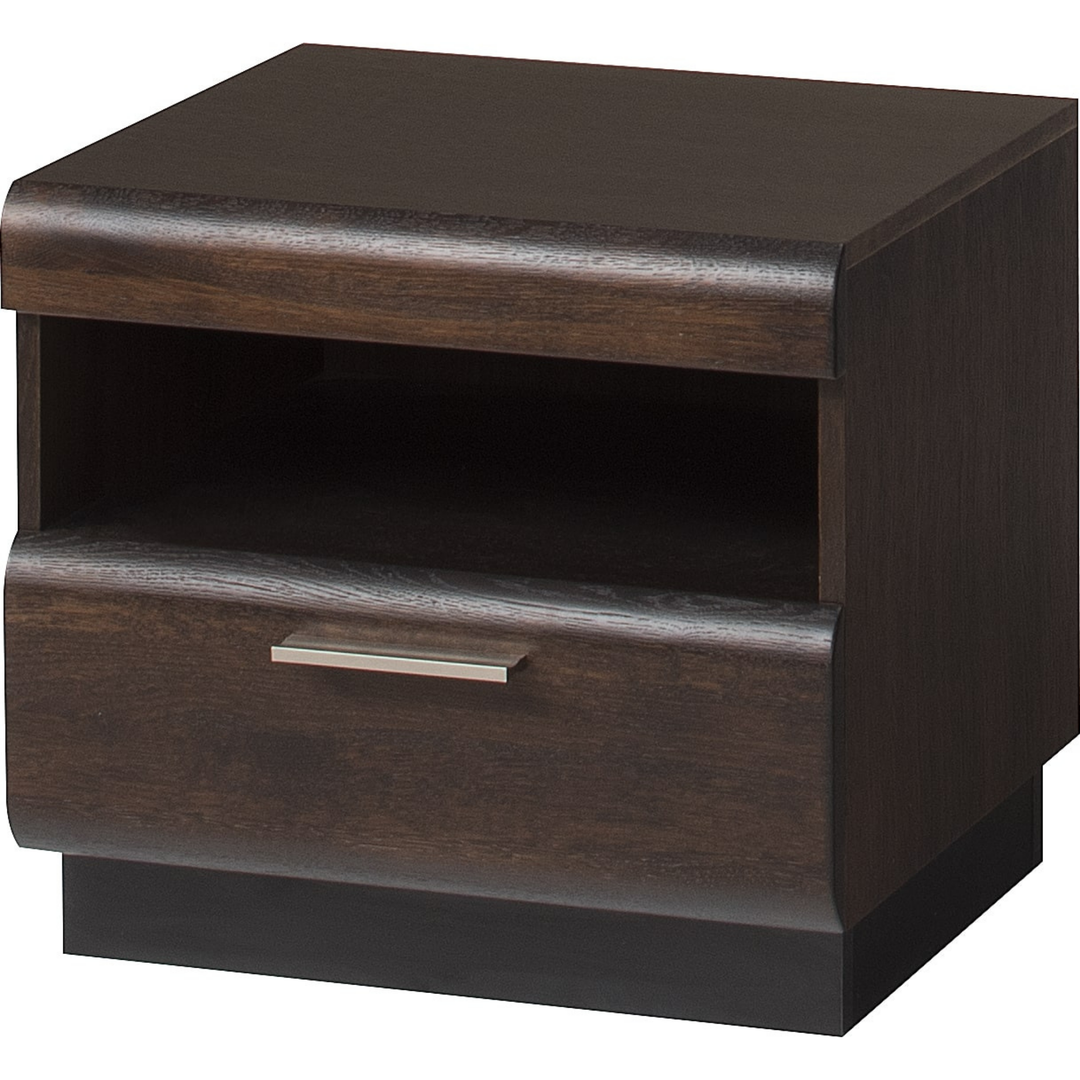 Mesa de cabeceira em carvalho PORTI 79, 50x45x42 cm | VESKOR