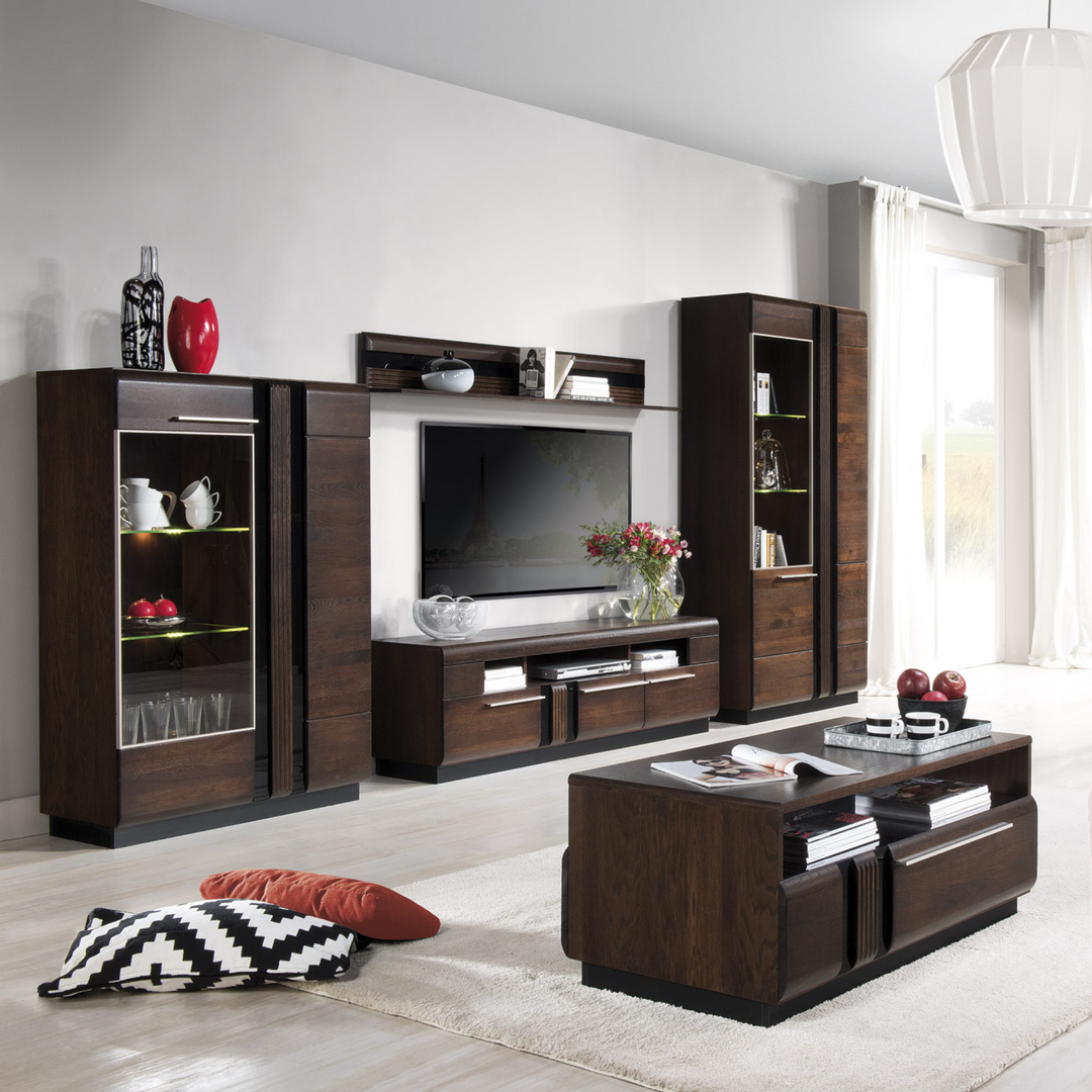 Mesa de centro em carvalho PORTI 41, 110x47x60 cm | VESKOR