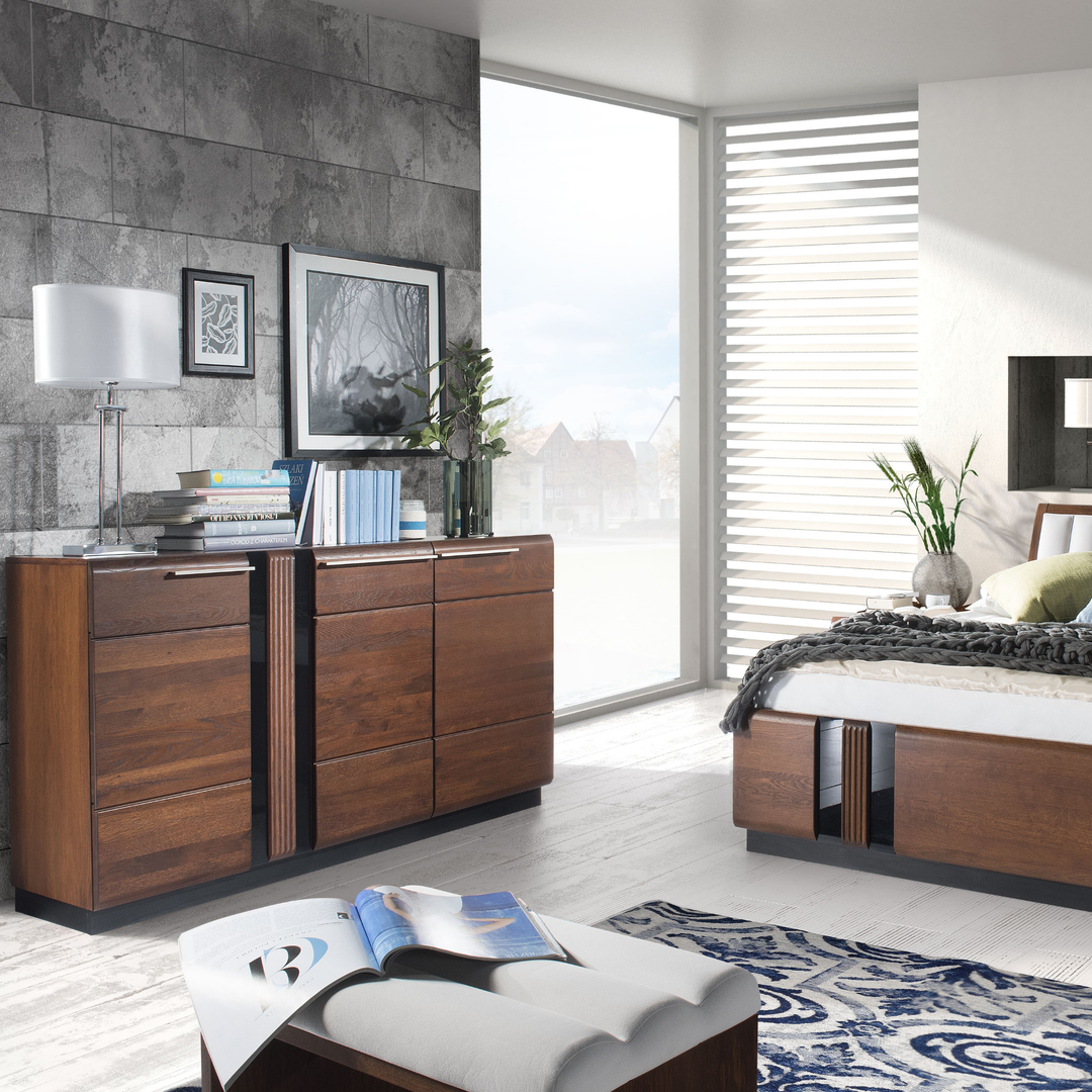 Aparador em carvalho PORTI 45, 160x90x42 cm | VESKOR