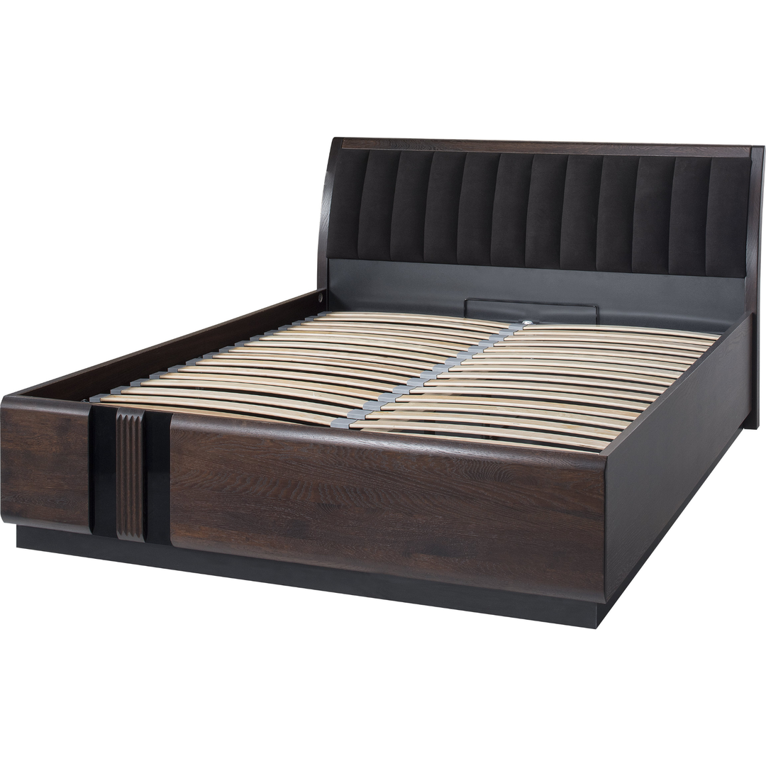 Cama de carvalho PORTI 76, 160 x 200 cm | VESKOR