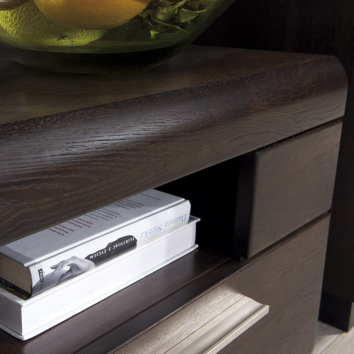 Suporte para TV em carvalho PORTI 25, 160x51x42 cm, VESKOR | VESKOR