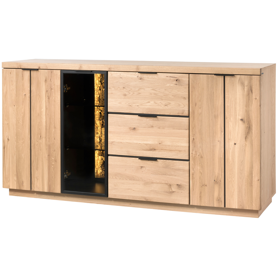 Cómoda em carvalho NAPOLI 20, 180×46×92 cm | VESKOR