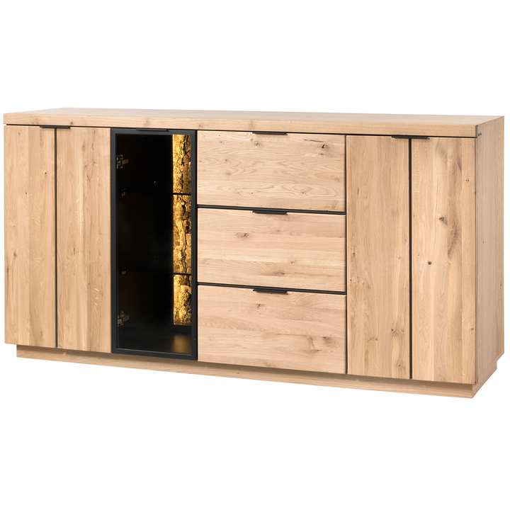 Cómoda em carvalho NAPOLI 20, 180×46×92 cm | VESKOR