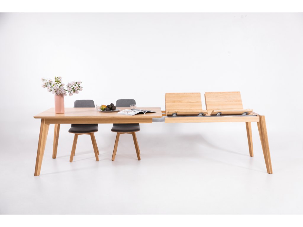 VESKOR Mesa de faia maciça Kambio Mobiliário nórdico moderno