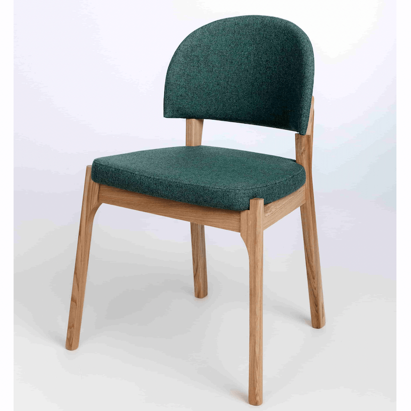 VESKOR Cadeira em carvalho maciço da coleção Astrid Mobiliário nórdico com um design moderno Mobel.Store