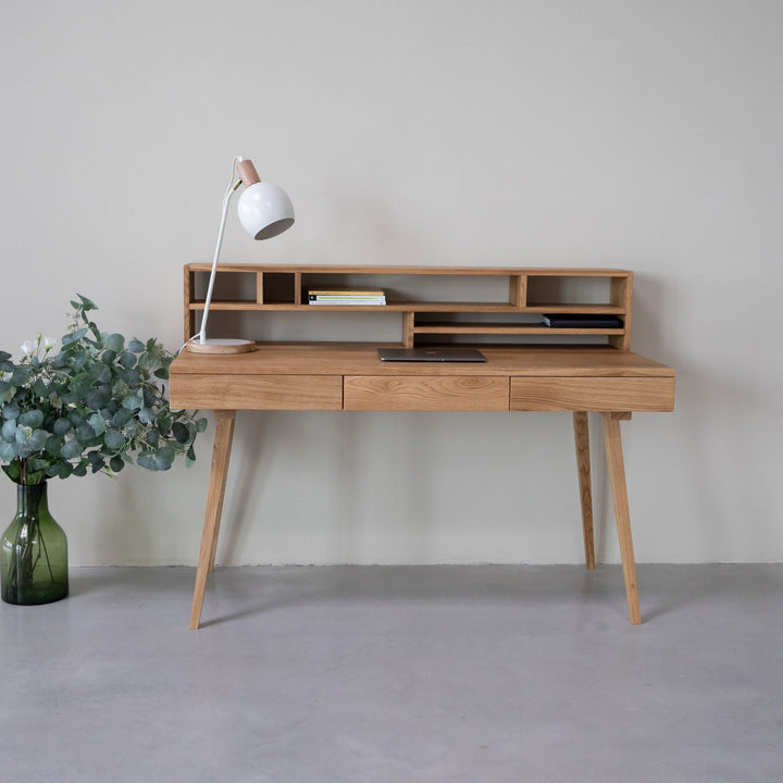 VESKOR Mesa de madeira maciça de carvalho sustentável Malmo 2 Mobel.Store