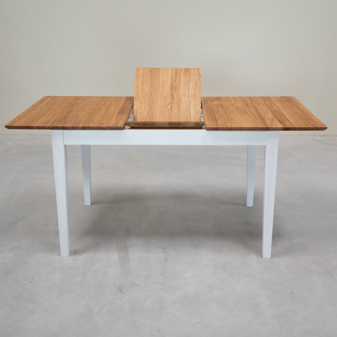 Mesa de jantar extensível em madeira maciça Lausanne | VESKOR
