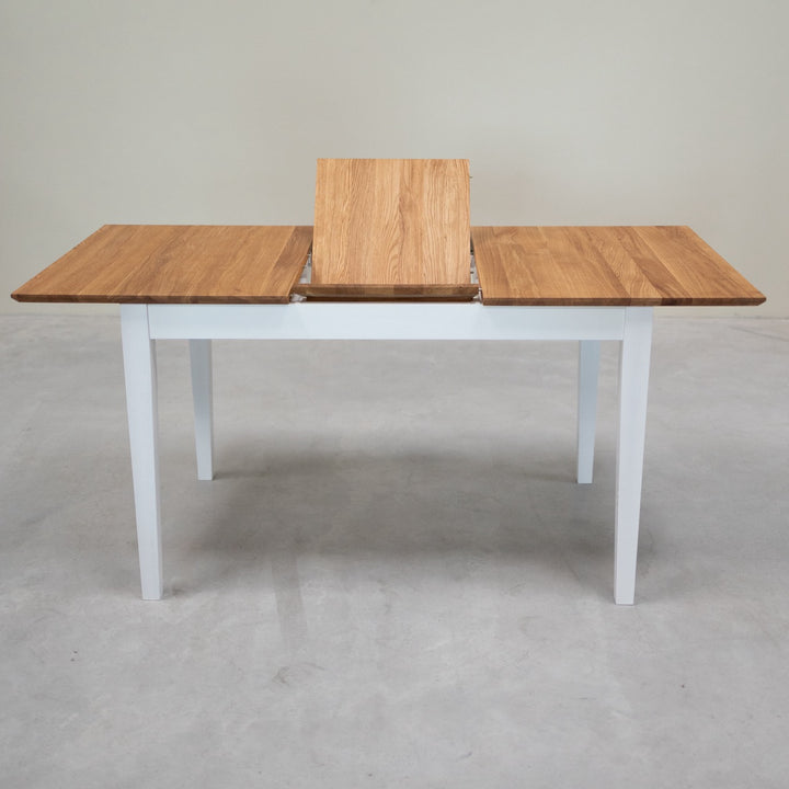 Mesa de jantar extensível em madeira maciça Lausanne | VESKOR