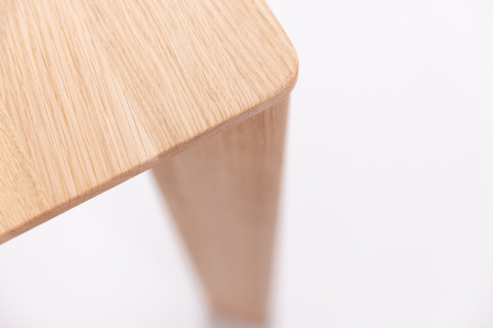 Mesa de jantar fixa de madeira maciça DITA | KARPIS