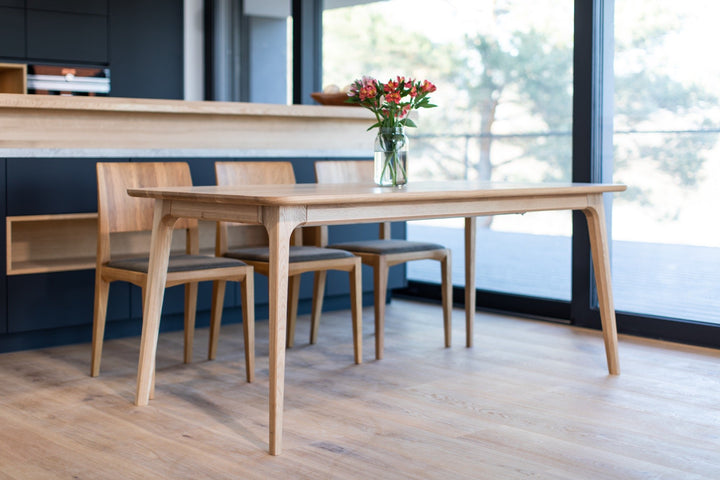 Mesa de jantar extensível em madeira maciça TOKIO | KARPIS