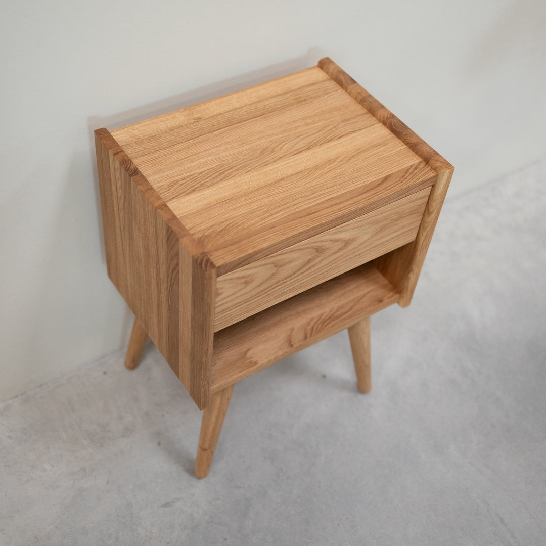 Mesa de cabeceira de madeira maciça de carvalho VESKOR MALMO