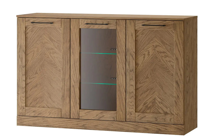 COZY 45 cómoda em carvalho rústico oleado, 140x90x42 cm | VESKOR