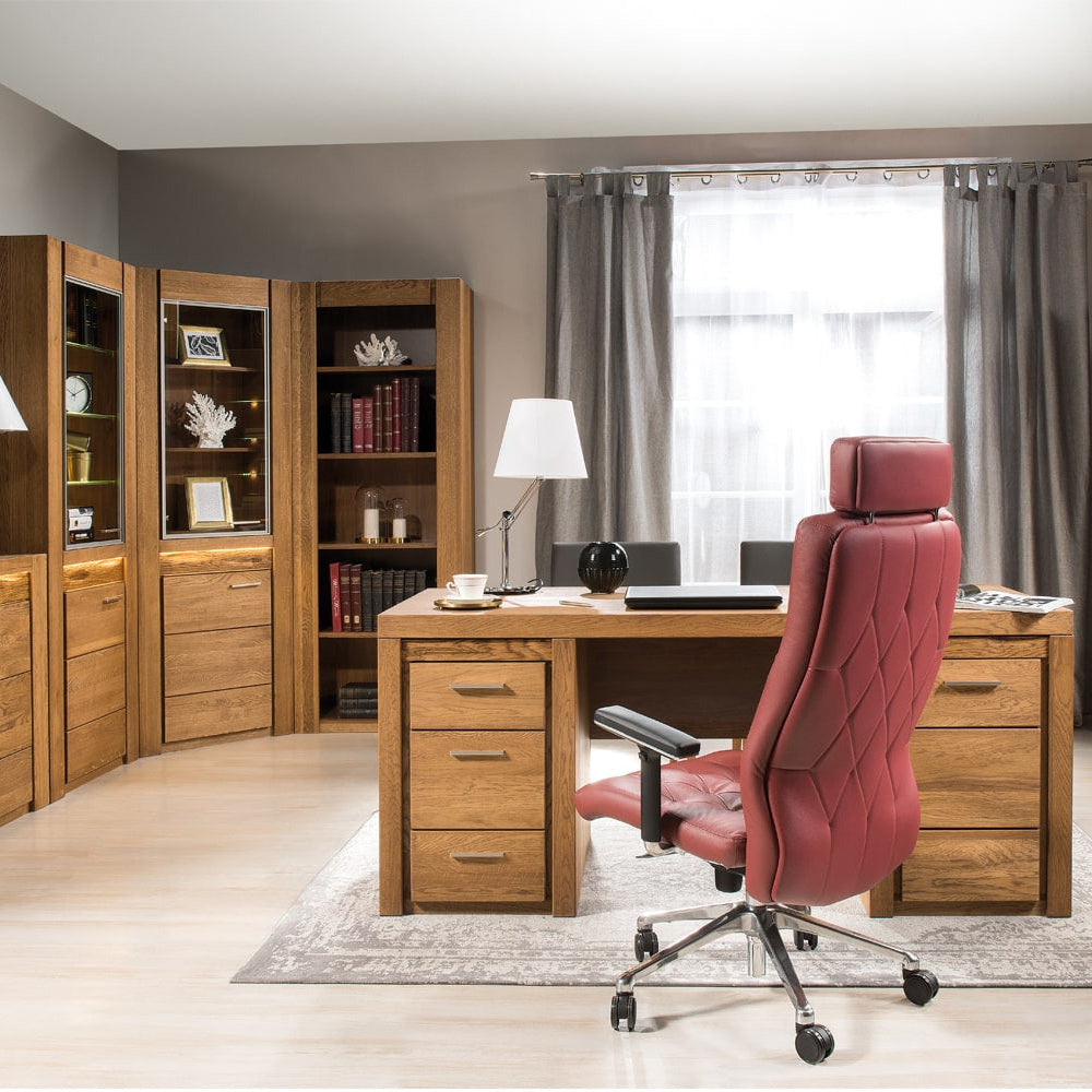 VELVET 17 estante em madeira de carvalho, 75x42x200 cm | VESKOR