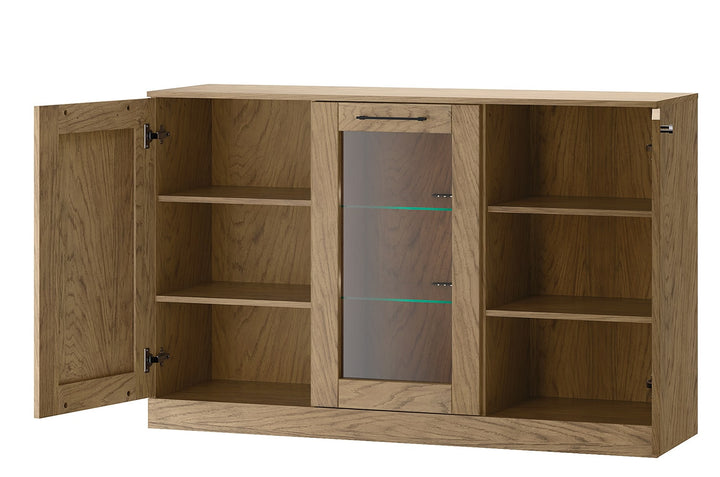 COZY 45 cómoda em carvalho rústico oleado, 140x90x42 cm | VESKOR