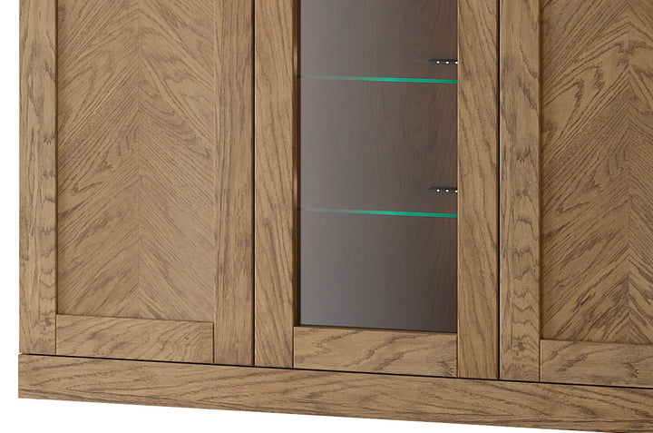 COZY 45 cómoda em carvalho rústico oleado, 140x90x42 cm | VESKOR