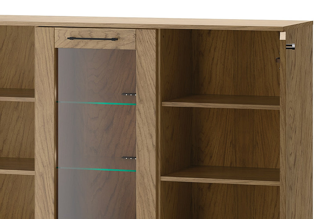 COZY 45 cómoda em carvalho rústico oleado, 140x90x42 cm | VESKOR